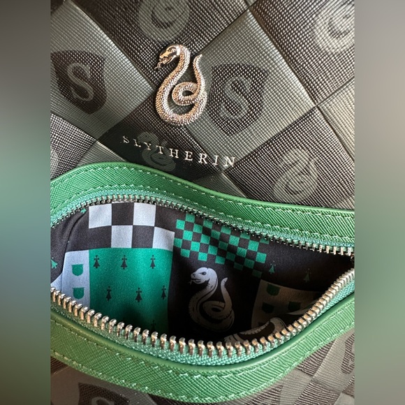 Loungefly Harry Potter Slytherin
mini backpack with a snake top handle - Picture 6 of 9